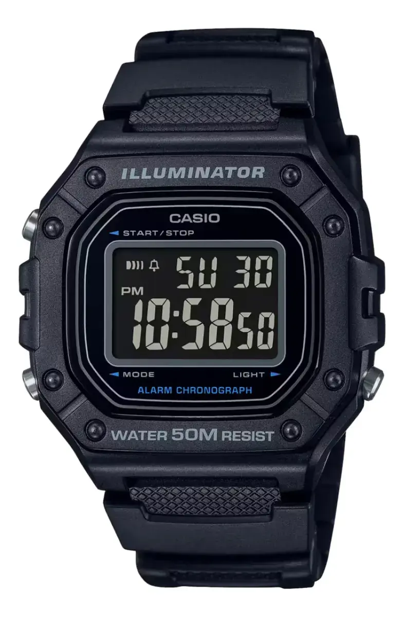 Relogio Casio Masculinoo Standar W-218h-1bvdf