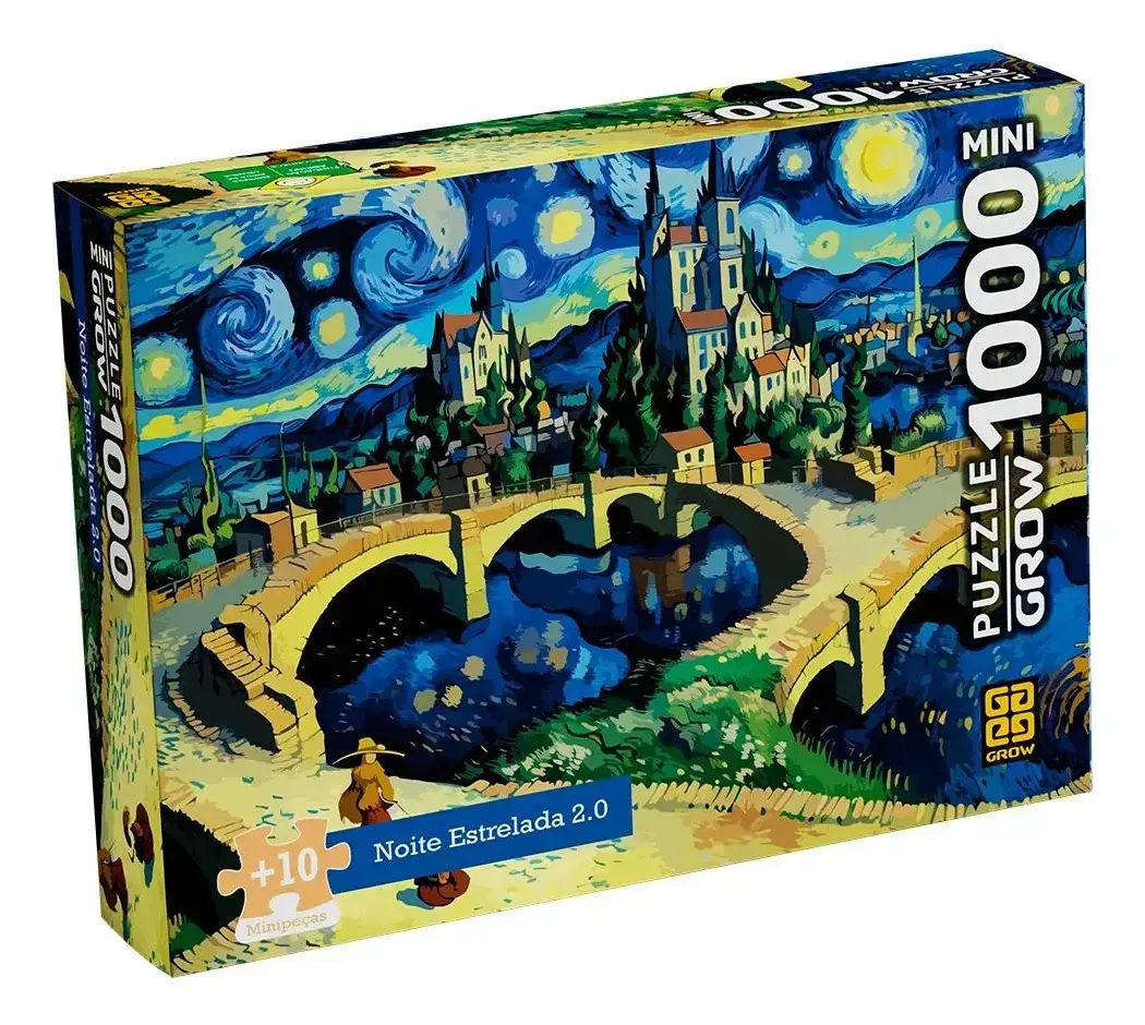 Quebra Cabeça Grow Noite Estrelada 2.0 Mini