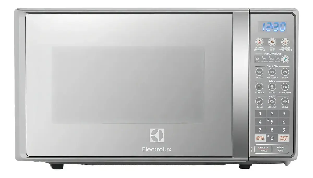 Micro-ondas Electrolux 20l Prata Mt30s Silver