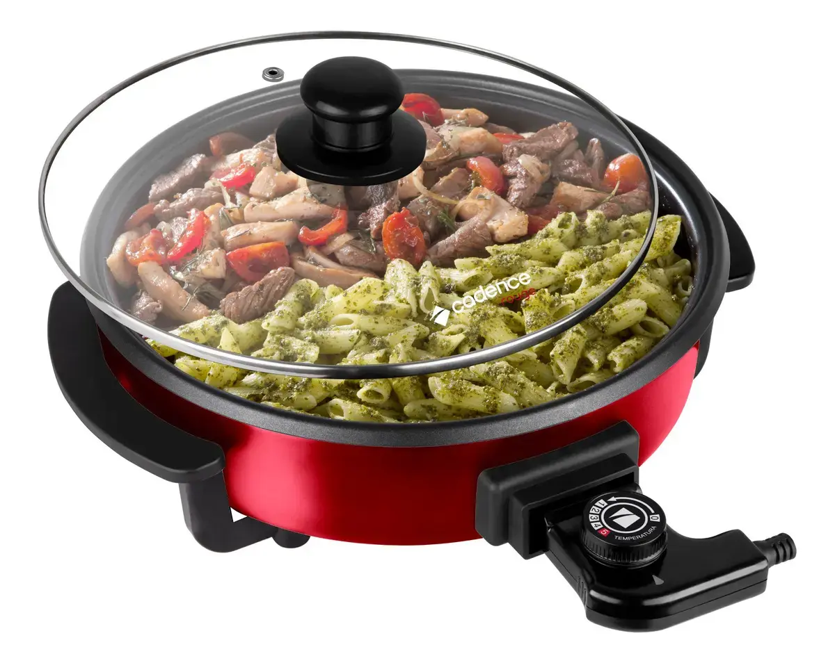 Panela Elétrica Multifuncional Rouge Pan610 Cadence Vermelho