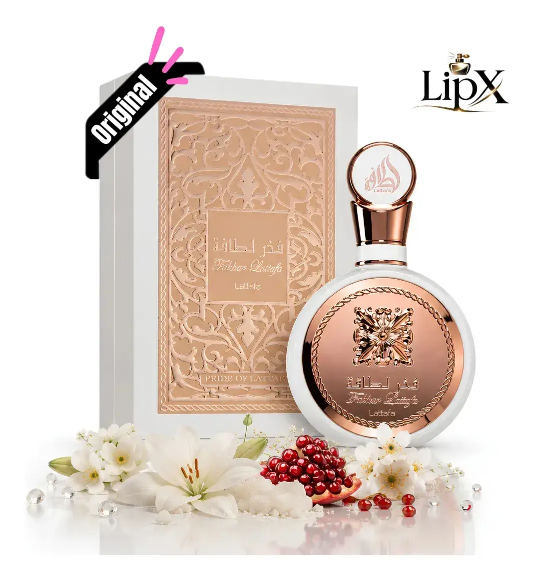 Perfume Árabe Feminino Fakhar Rose Lattafa Edp 100ml