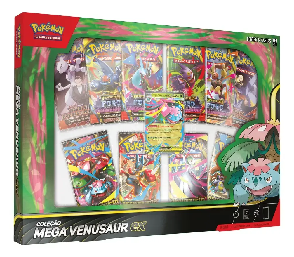 Box Pokémon Mega Venusaur Ex