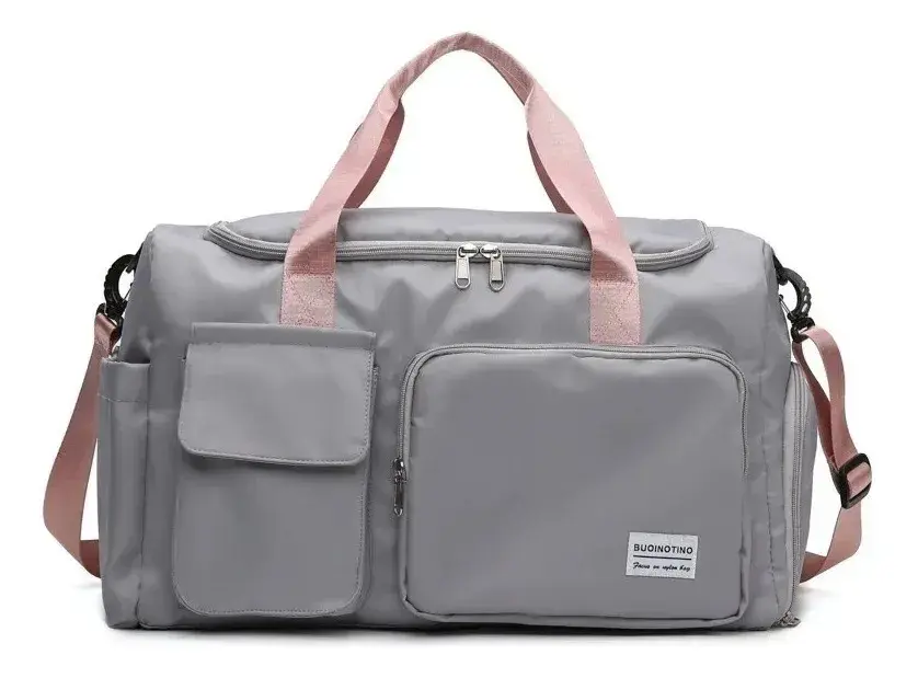 Bolsa Mala De Mao 10kg Feminina Masculino De Bordo Viagem Cor Cinza