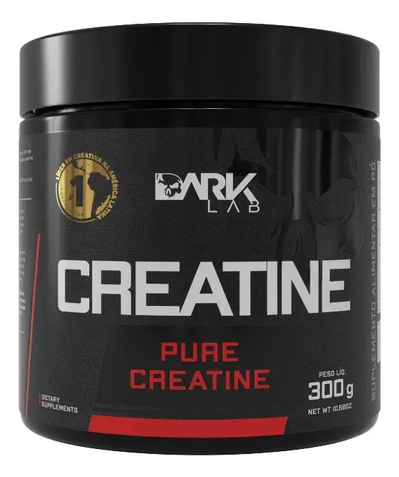 Creatina Monohidratada em Pote 300g 100% Pura Dark Lab