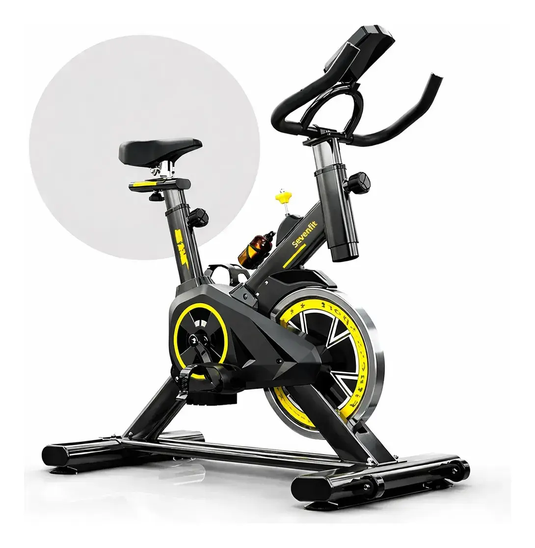 Bicicleta Ergométrica Spinning Sevenfit com Volante de 6kg e Porta Garrafa
