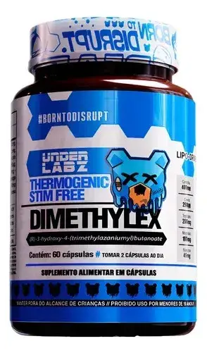 Dimethylex Stim Free 60 Caps Under Labz Sem Sabor