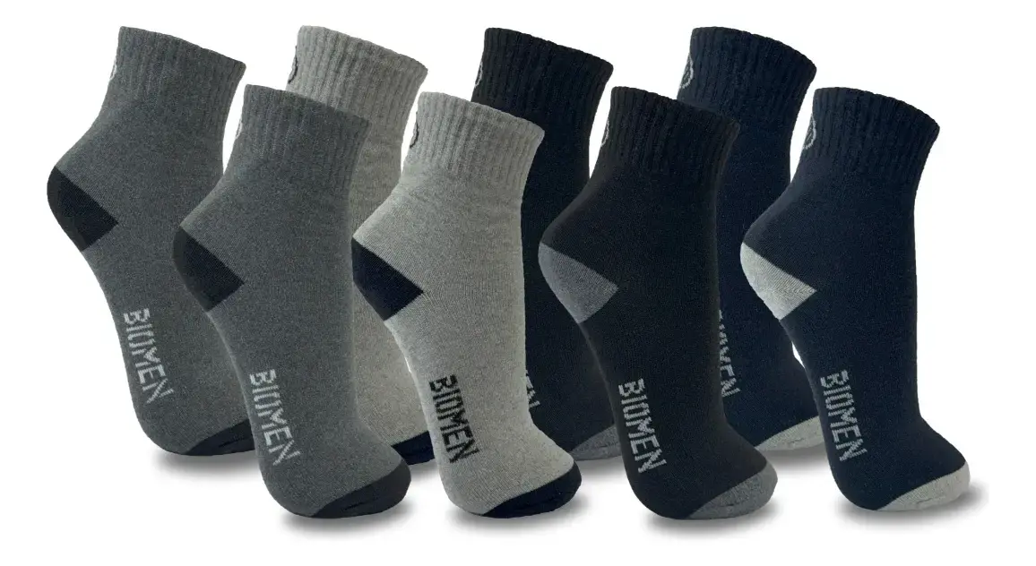 Kit 12 Pares Meia Masculina Cano Longo Conforto