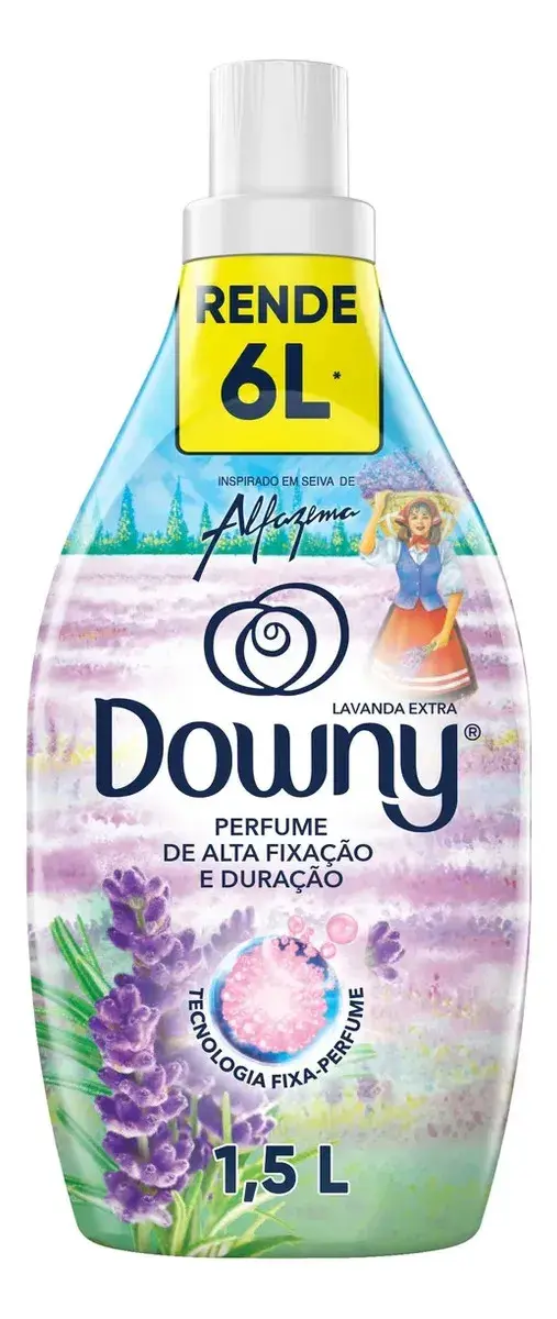 Amaciante Downy Concentrado Seiva de Alfazema, 1,5L