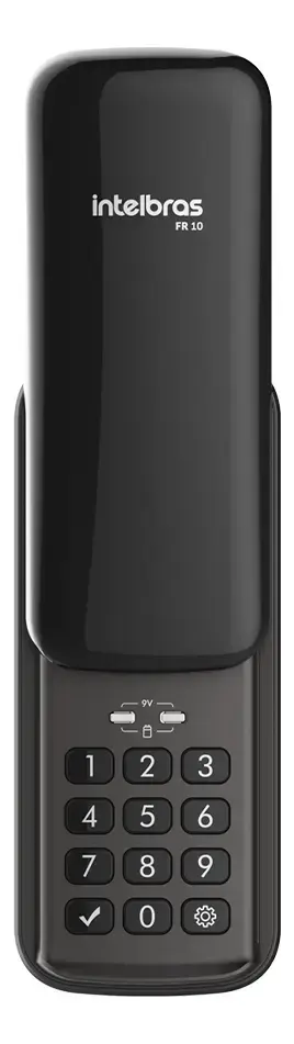 Fechadura Digital de Sobrepor com Senha FR 10 Preto Intelbras