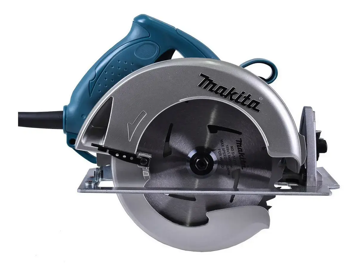 Serra circular elétrica Makita 5007N 185mm 1.8kW azul-turquesa