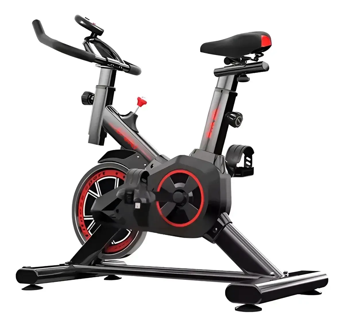 Bicicleta Ergométrica Liftness Spinning X11 Cor Preto/vermelho com garrafinha