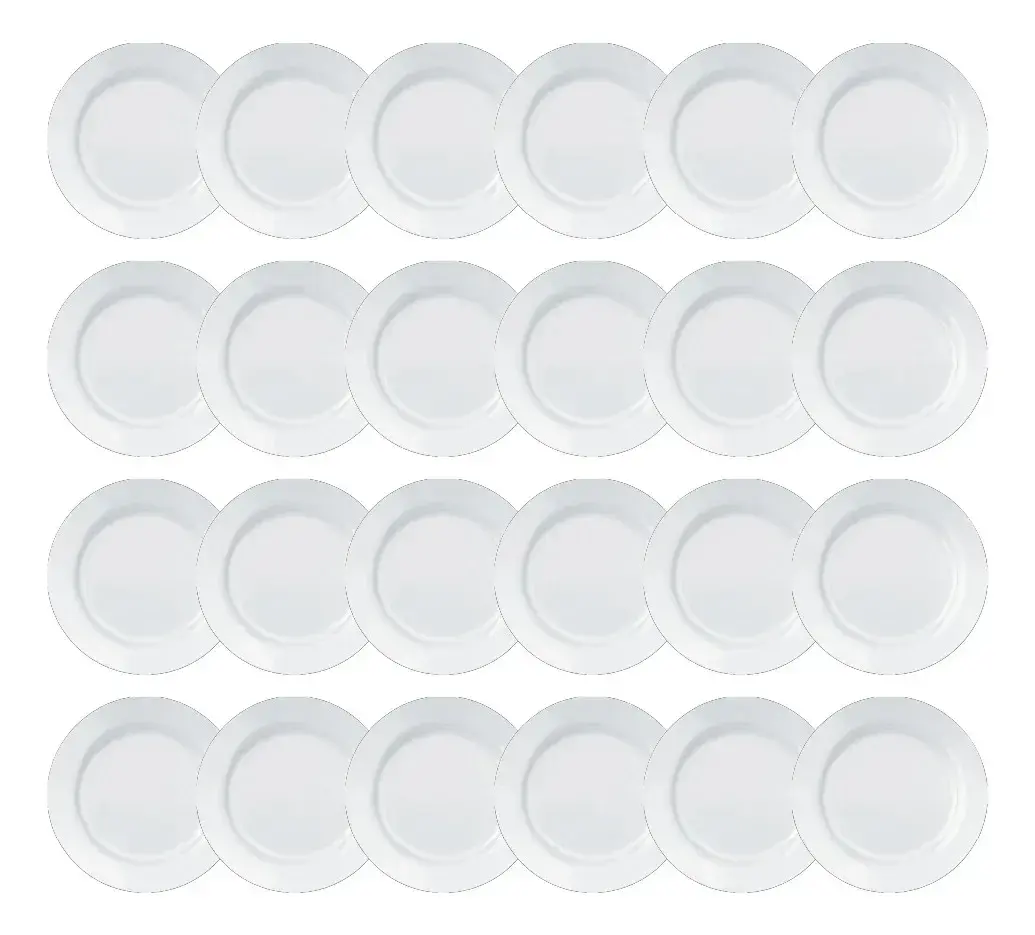 Conjunto Prato Opaline Menu Raso 24pçs