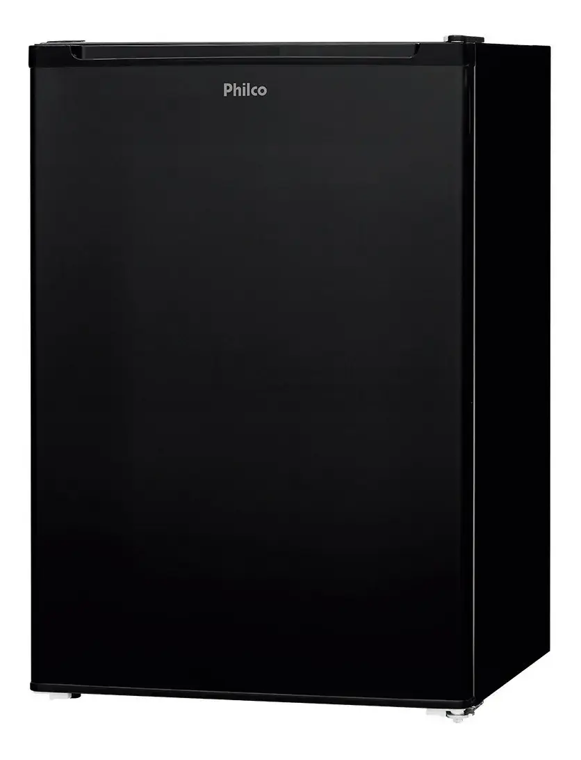 Frigobar Philco 68L Preto Compacto com Compressor 5 Níveis PFG85P