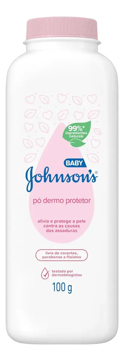 Talco Pó Dermo Protetor Johnson's Baby 100g
