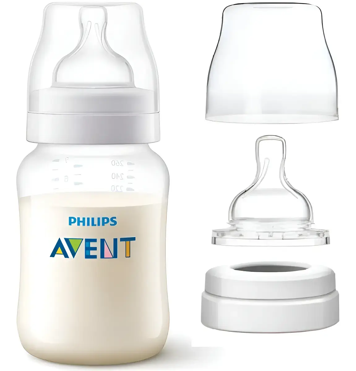 Mamadeira Avent Clássica 260 Ml Transparente 1m+ Philips