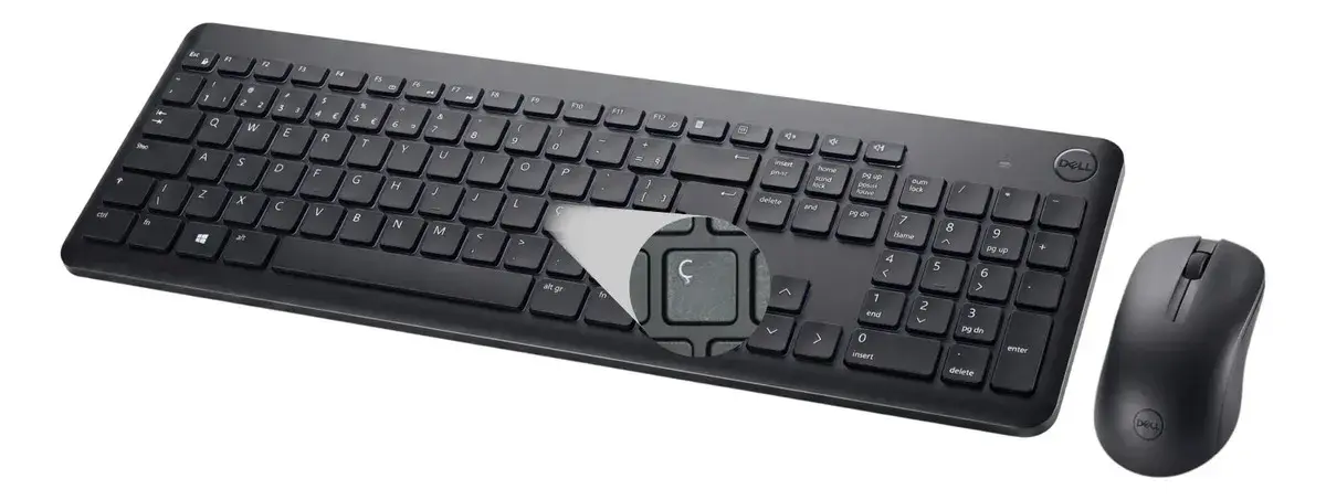 Teclado E Mouse Sem Fio Dell Km3322w