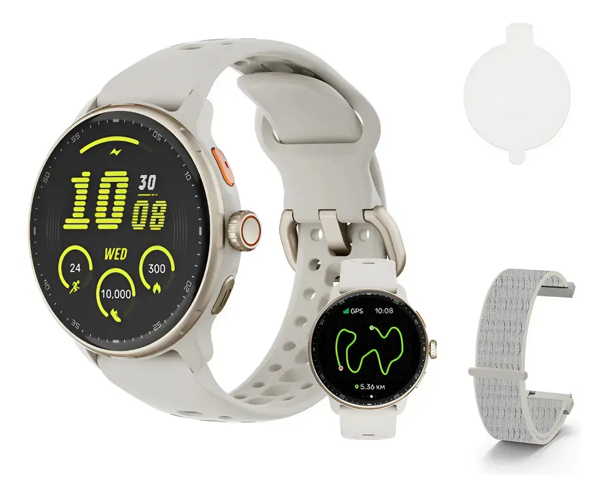 Relógio Inteligente Gps Smartwatch Amoled 3atm Sport Gps Caixa Cinza