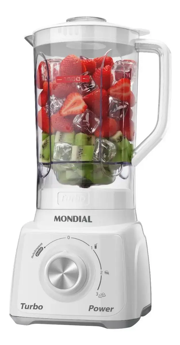 Liquidificador Turbo Power Mondial 550W L-99 WG