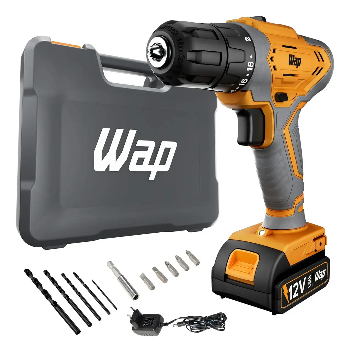 Parafusadeira e Furadeira WF12K3.2 Bateria 12V WAP