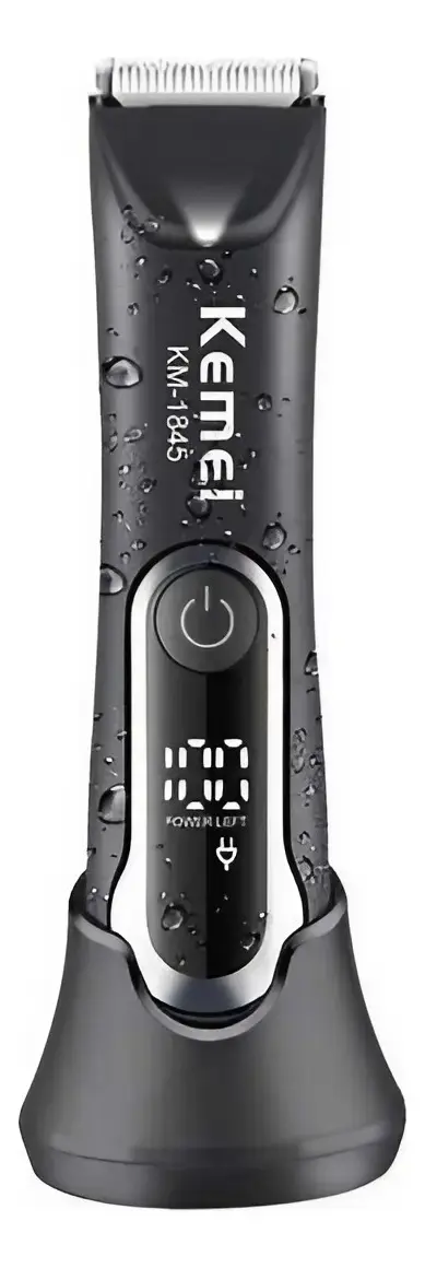 Máquina Kemei KM-1845 Cerâmica Sem Fio Recarregável