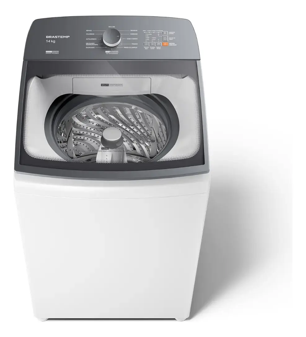 Máquina de Lavar Brastemp 14Kg Branca Smart Sensor- BWJ14AB