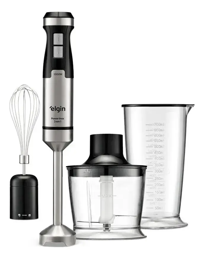 Mixer Power Inox 3 Em 1 Elgin 1.000w