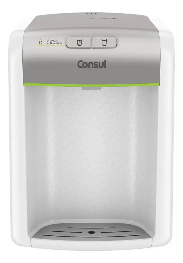 Purificador de água Consul Branco refrigerado com proteção antibactérias CPB34ASVNA