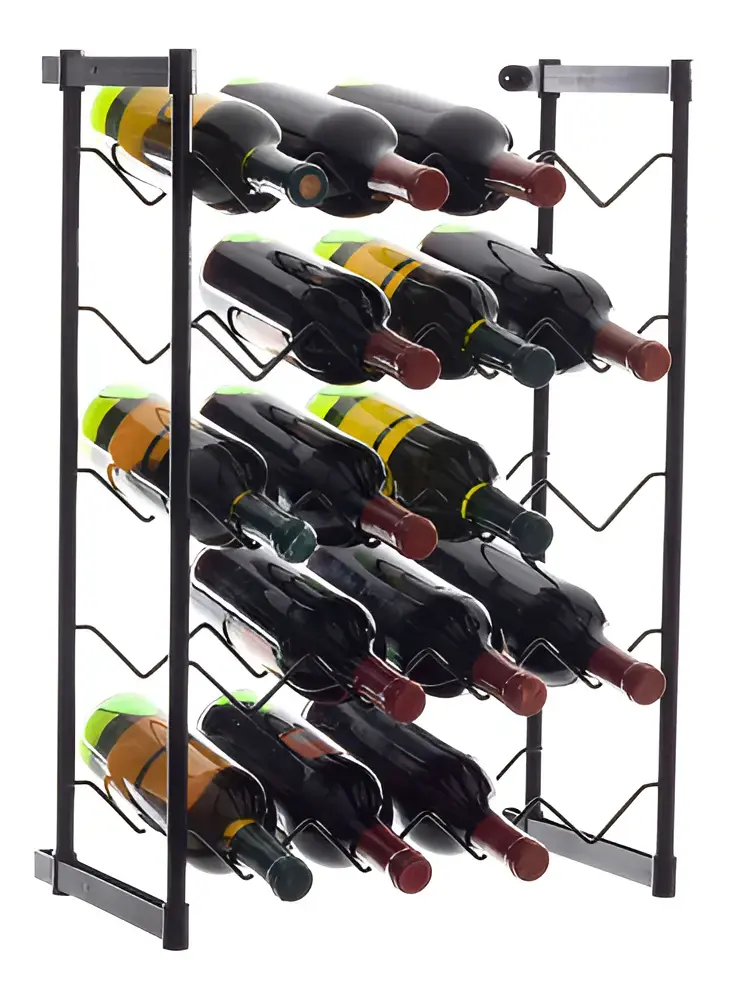 Mini Adega Aramado Metaltru para 20 garrafas de vinho