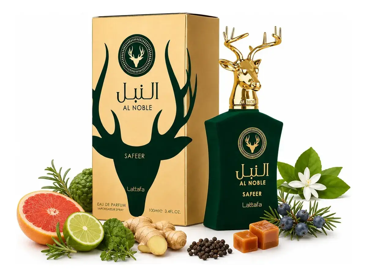 Perfume árabe Al Noble Safeer Lattafa Eau De Parfum 100mL - masculino