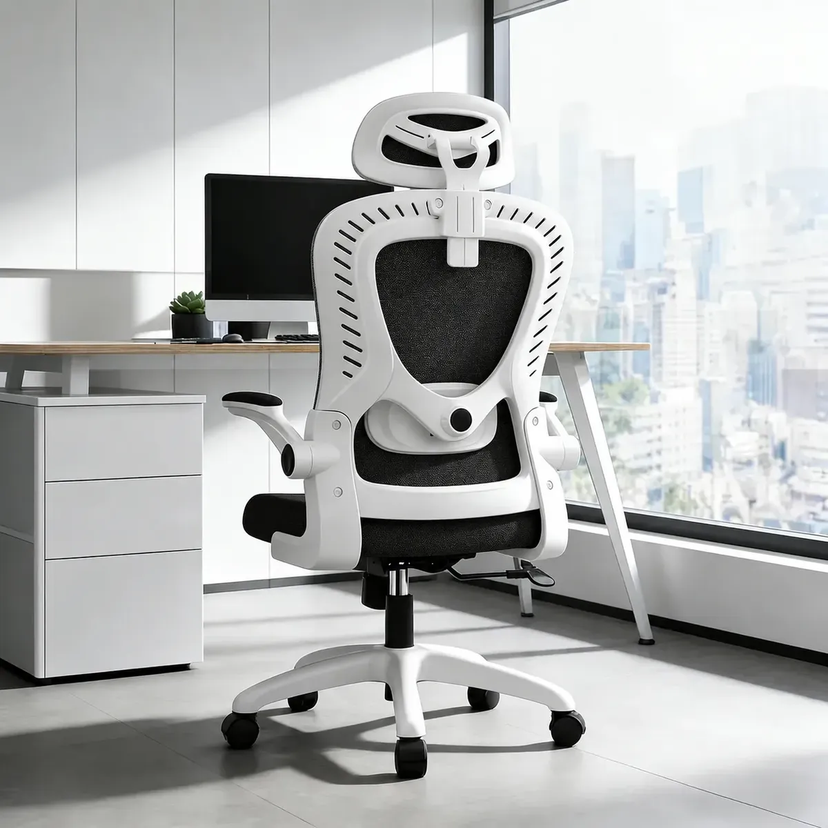 Cadeira Escritório Confortável Ergonômica Giratória Legacy