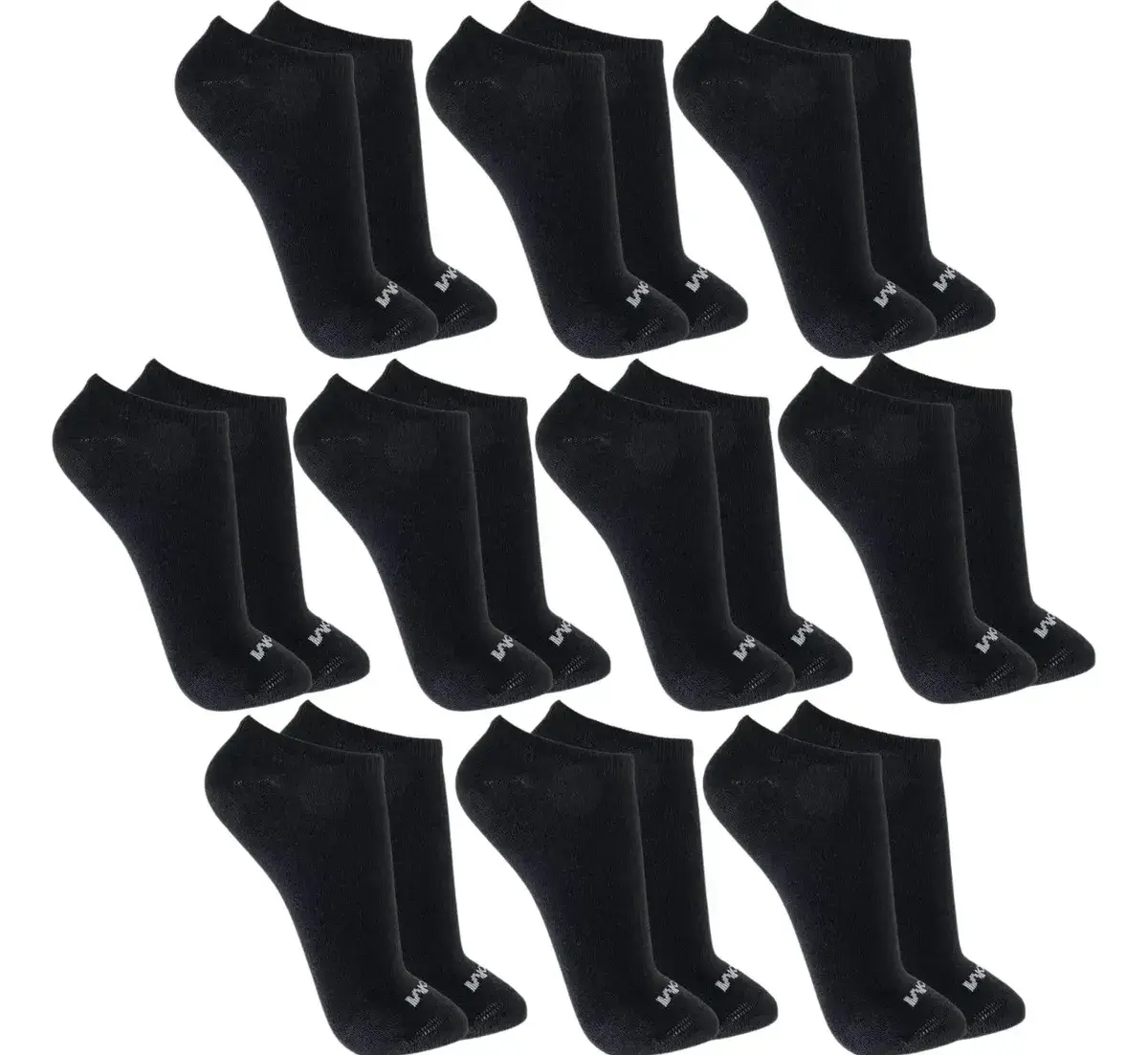 Kit 10 Pares Meias Mash Invisível Esportiva Algodão Original