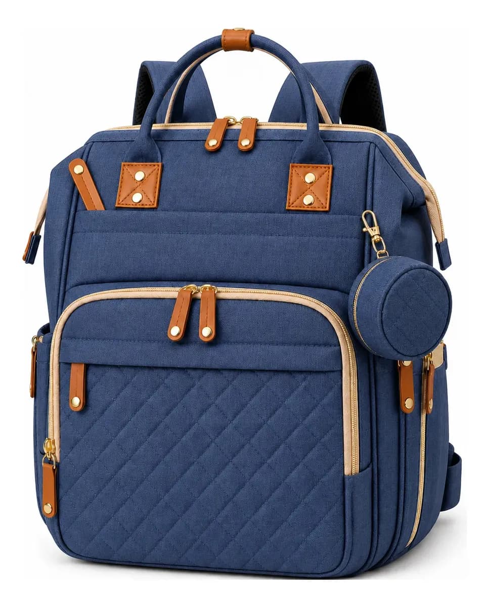 Mochila Bolsa Maternidade Térmica Presente Bebê Versão Luxo