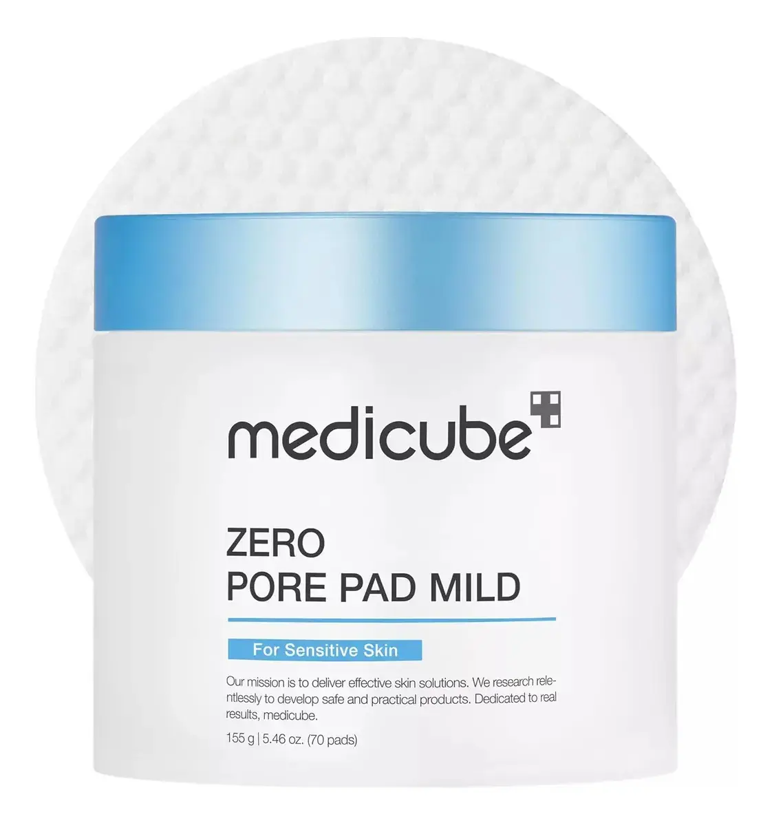 Medicube Zero Pore Pads Mild Peles Sensíveis Almofadas Suave Sensível