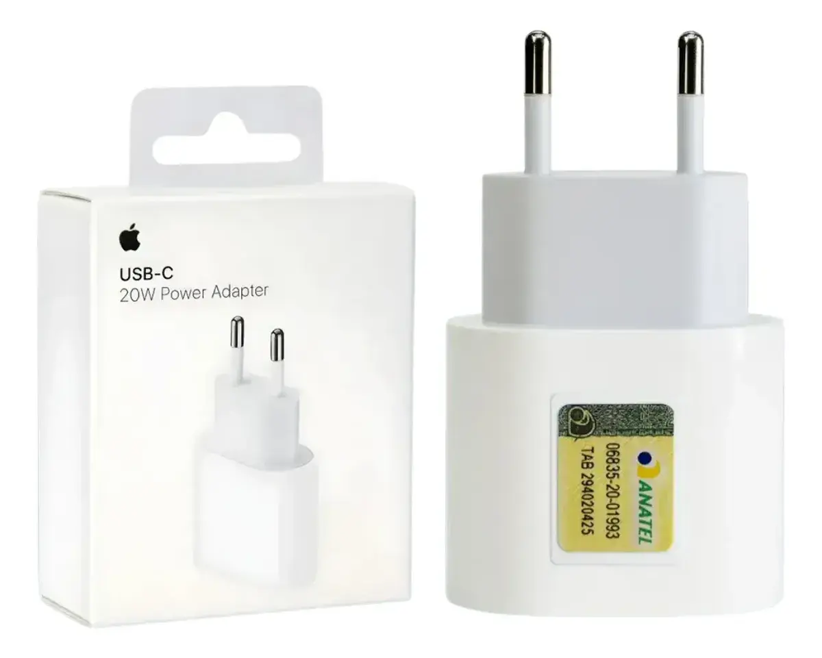 Carregador Fonte Iphone Original 20w Apple Tipo C Turbo