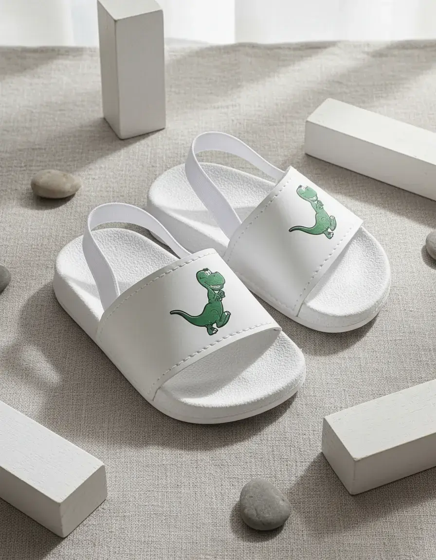 Chinelo Sandalis Bebe Com Elastico Leve Confort E Macio