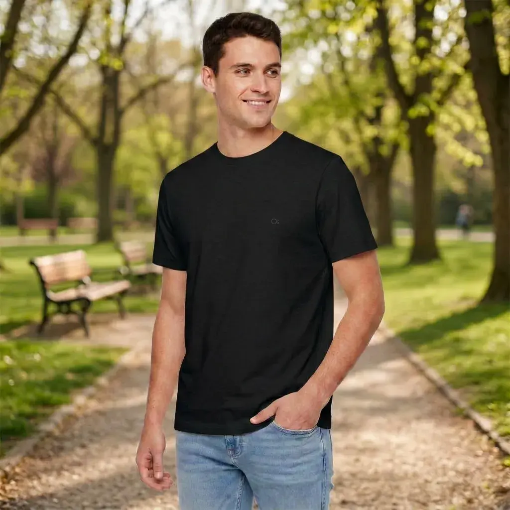 Camiseta Ogochi Básica Lisa Masculina Algodão Promoção