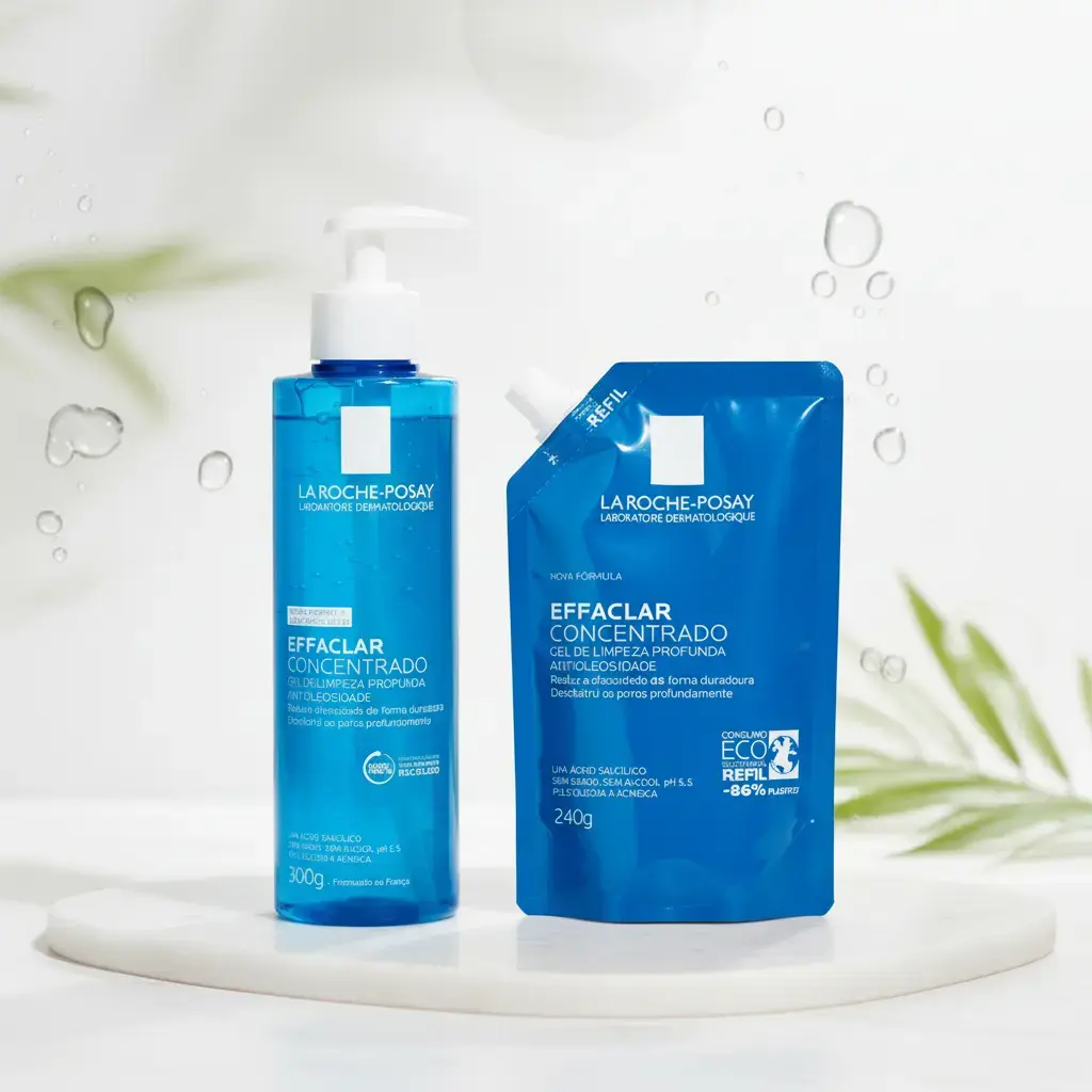 La Roche-posay Gel De Limpeza Effaclar Concentrado Kit