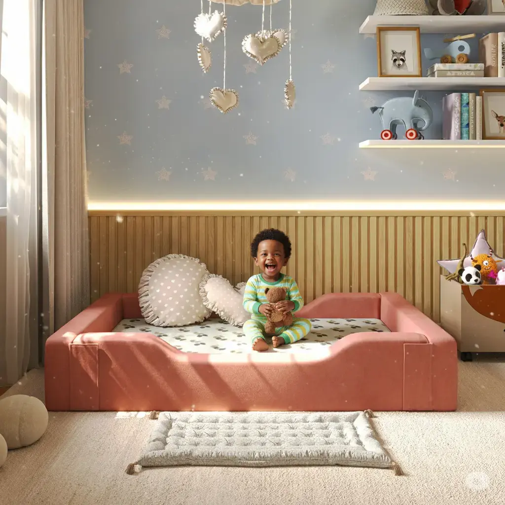 Mini Cama De Espuma C/ Colchão Conforto E Autonomia