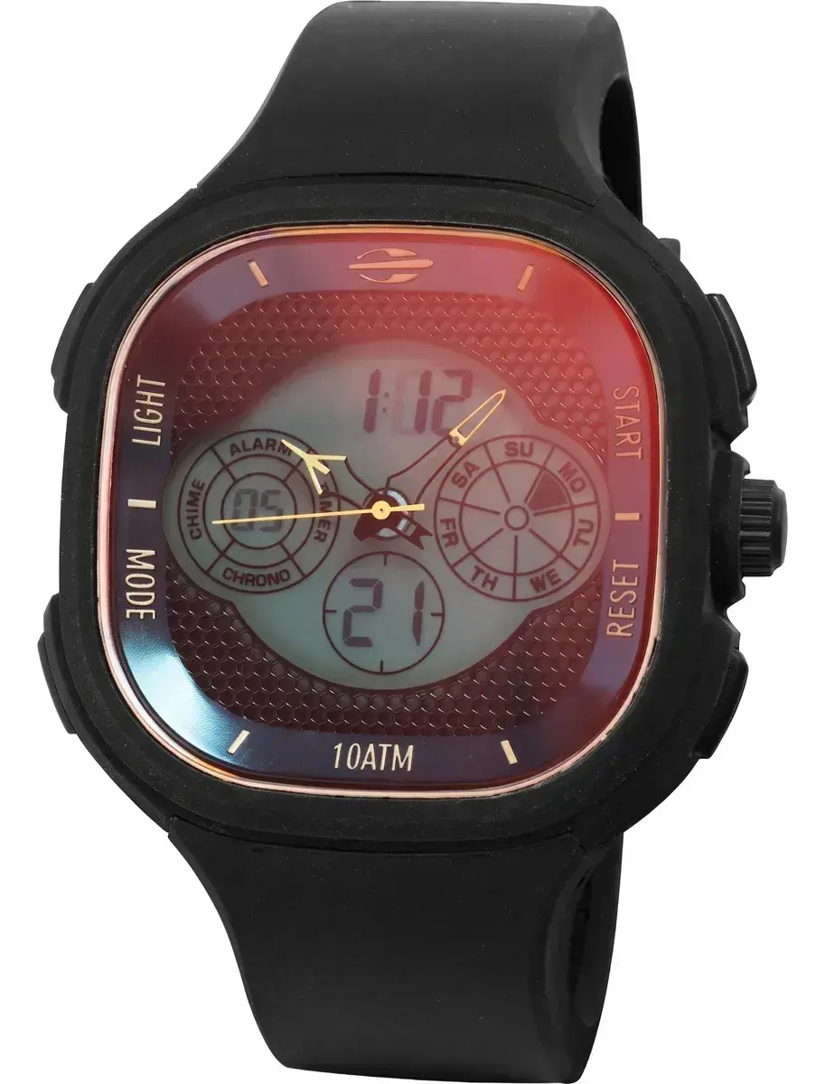 Relógio Mormaii Anadígital Masculino com Pulseira de Silicone Preto