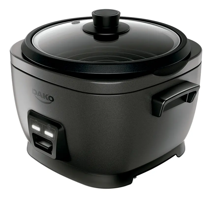 Panela De Arroz Elétrica Dako 700w Com 4 L 10 Xícaras Cinza Cor Cinza-escuro Frequência 60 Hz