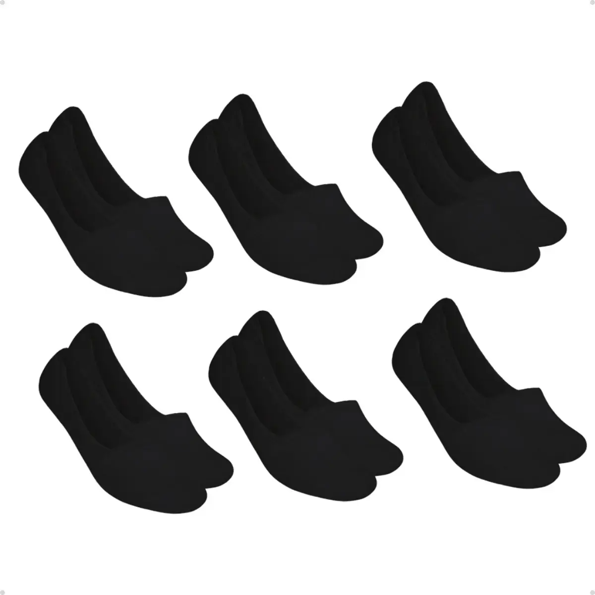 Veronz Conjunto 6 Pares Meias Alta Qualidade Adultos