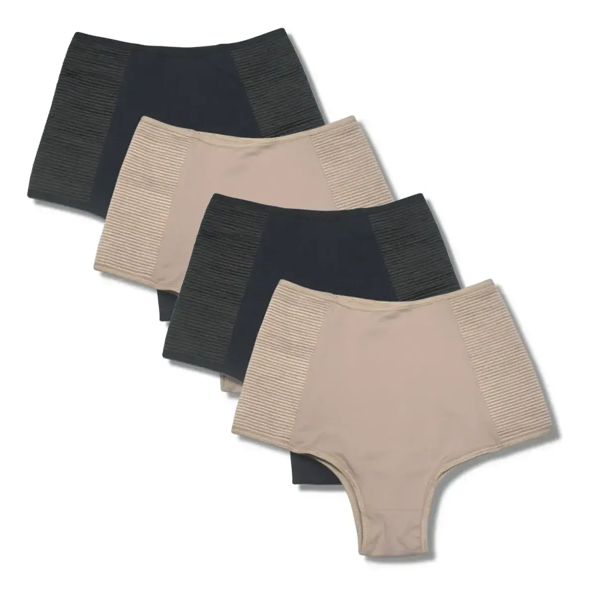 Kit 4 Cinta Calcinha Abdominal Anti Culote Pos Parto Modela