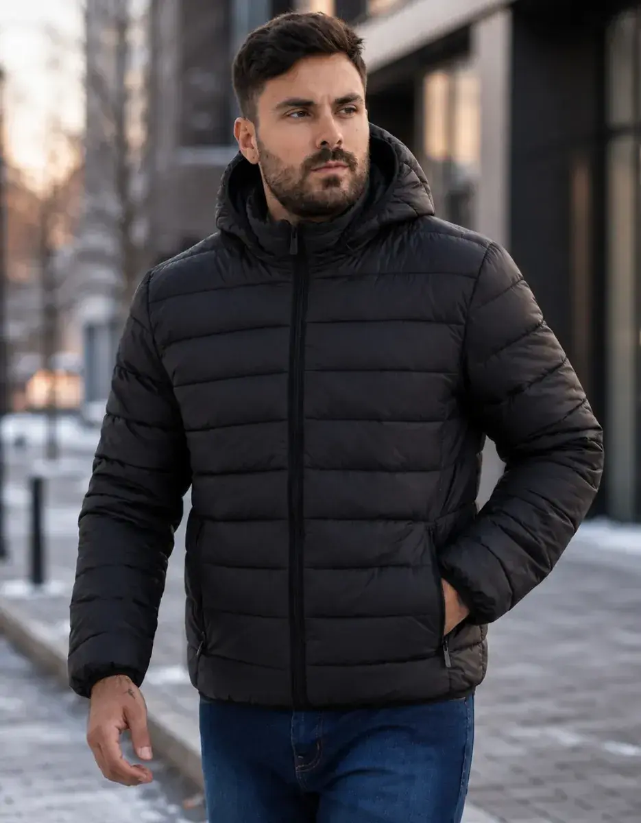 Jaqueta Masculina Bobojaco Puffer Inverno Frio Qualidade