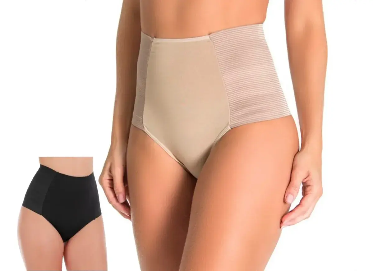 3 Calcinha Pos Parto Segura Barriga Lingerie Luxo Especial