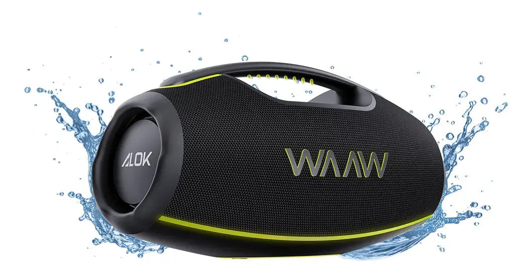 Caixa de Som Portátil Boombox Bluetooth WAAW by Alok Hyperboom 1000 A Prova D’Água 180W