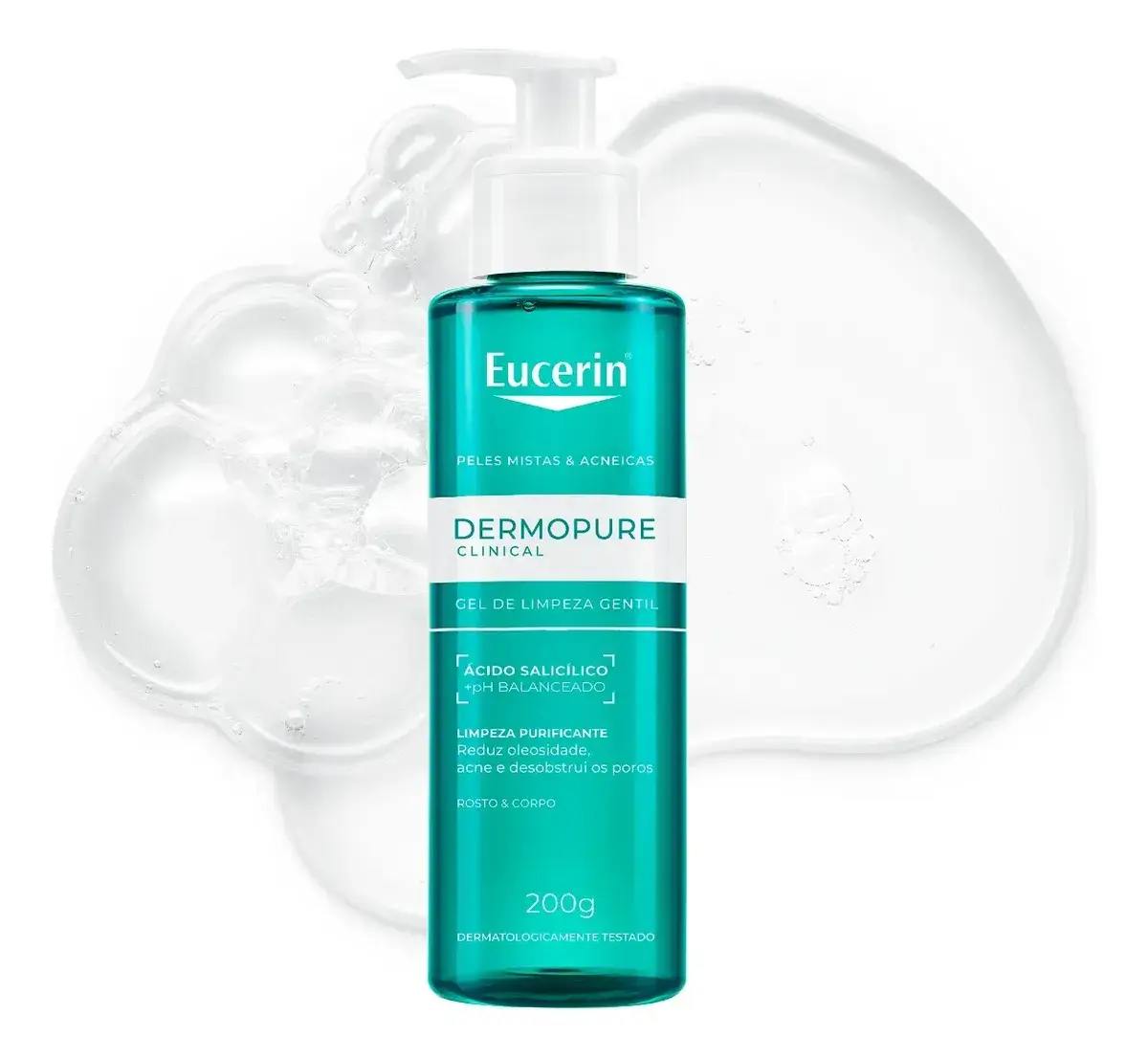 Eucerin Dermopure Clinical Gel De Limpeza Gentil 200ml
