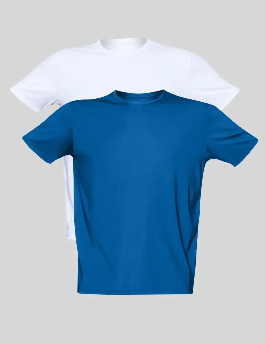 Kit 2 Camisetas Básicas Manga Curta Masculina Mash