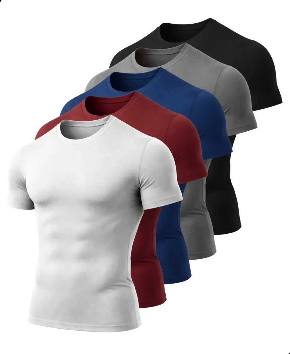 Kit 5 Camisetas Dry Tech Modal Fit Moda Veronz