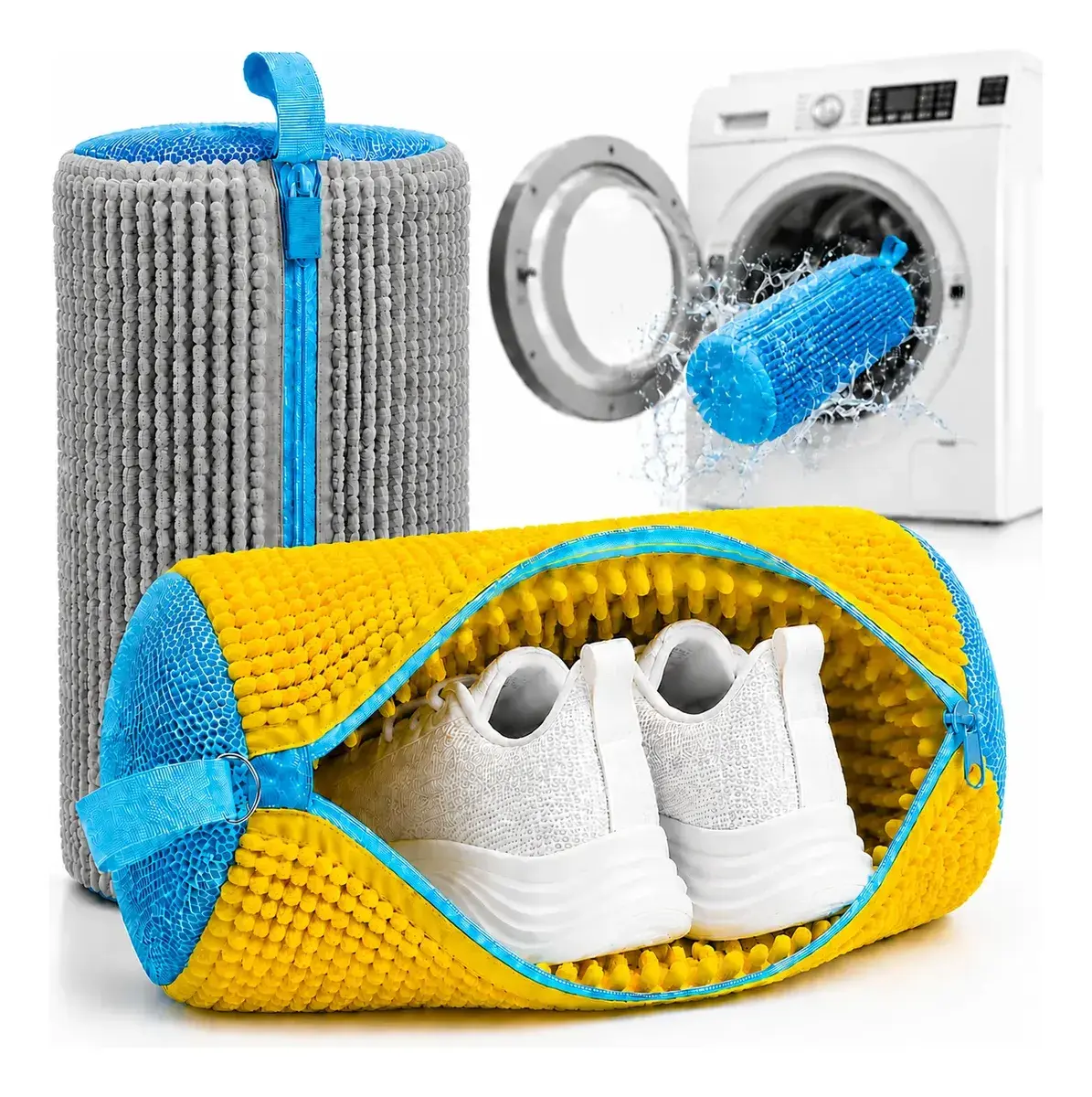 Kit 2 Saco Para Lavar Tenis Roupa Delicada Maquina Protetor