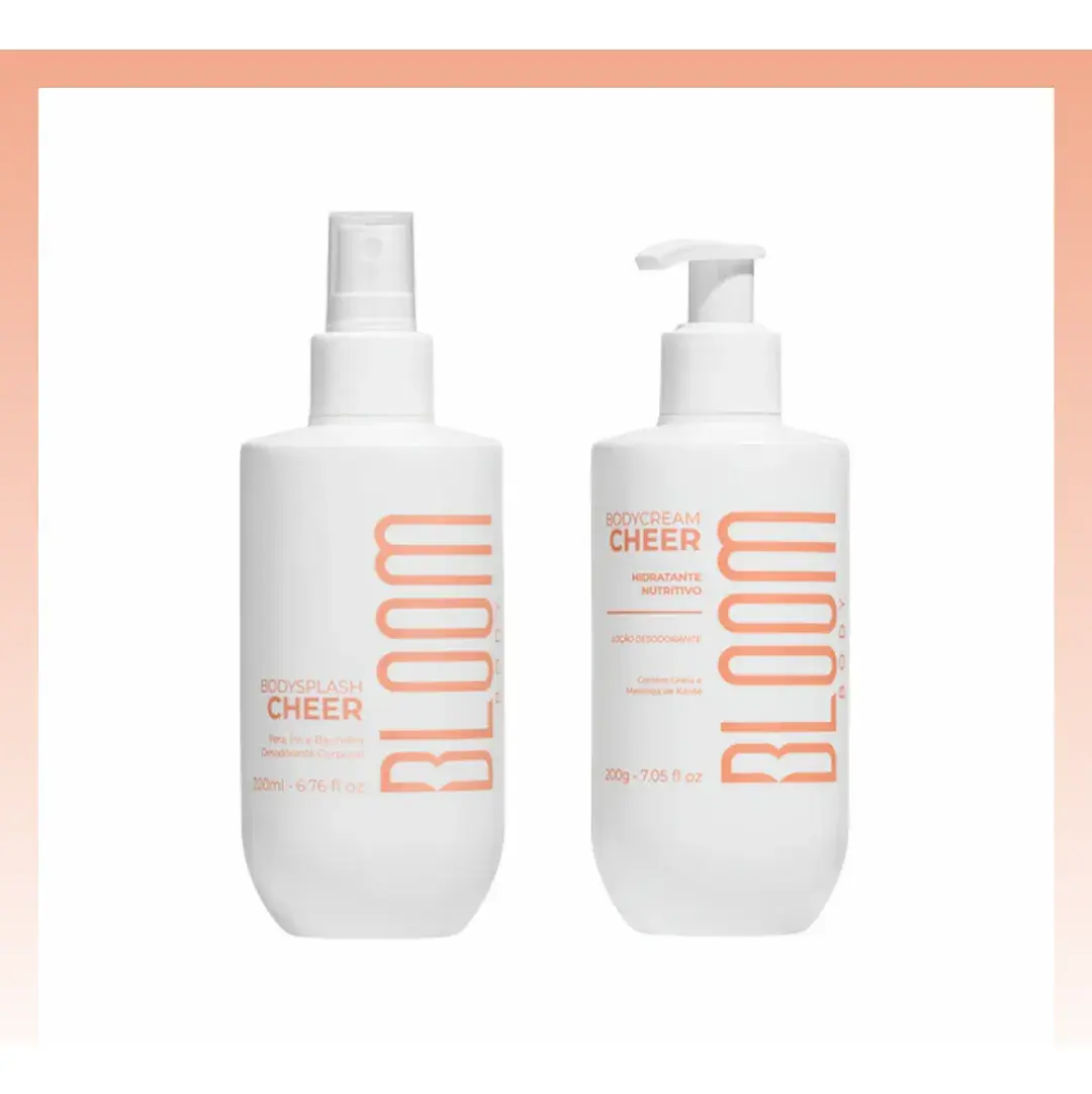 Kit Cheer Bloom Body Splash (200ml) + Body Cream (200g)